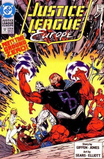 Justice League Europe / International 17A cover