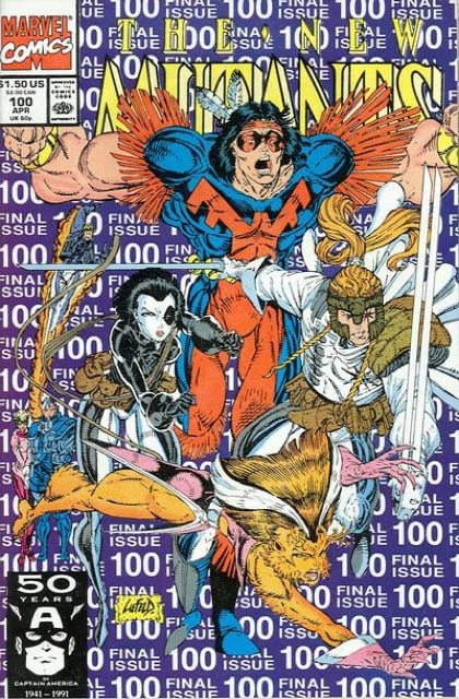 New Mutants, Vol. 1 100A cover