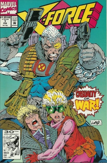 X-Force, Vol. 1 7A cover