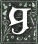 The letter G